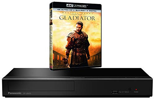 MULTIREGION Panasonic DP-UB450 DVD Regions 1-8 - Blu-ray Region B - Bundle Including Gladiator