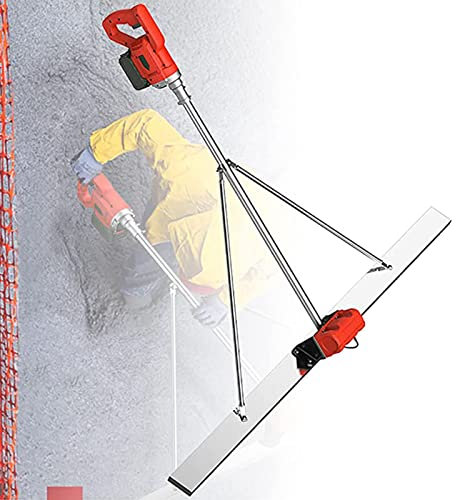 Kit Vibratorio para Solado Hormigón, Herramienta para Acabado Hormigón, Regla Nivelación Superficies Hormigón, Máquina Vibratoria para Acabado Cemento Y Solado
