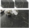 VEELIKE Schwarz Marmor Vinyl Fliesen PVC Bodenbelag Marmoroptik Fliesenaufkleber Bodenfliesen Wohnzimmer PVC Fliesen Selbstklebend Fliesen Boden Badezimmer Küchenfliesen 1.5mm 60cm×30cm 24 Stück