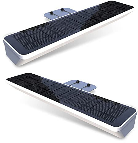 Villageboom Solar Sign Lighting, Pack of 2, Wireless, House Number, Company Sign, Path Lighting, Twilight Sensor, Lighting Advertising Sign Solar