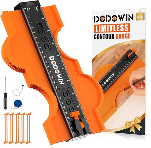 DODOWIN Medidor de Contornos 25cm con Conexión Ilimitada, Medidor de Perfil de Contorno para Suelo, Regalo Originales para Hombre, Ideas Regalo Navidad, Calendario Adviento 2025 Hombre Padre