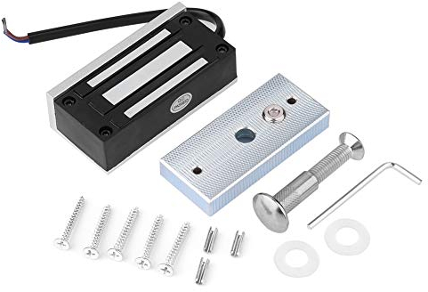 Elektrischer Türoffner Magnetschloss Haltekraft Elektro Magnetschloss für Tür Zugangskontrolle Elektromagnet ED 60KG Magnetschloss Elektronische Tür- Zutrittskontrollsystem