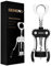 Wine Bottle Openers, BENENO Zinc Alloy Premium Wing Corkscrew Wine Opener with Multifunctional Corks and Caps Bottle Opener, Black