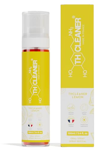 THCleaner – Spray Orale Anti‑THC 100 ml Limone | Detox Salivare Istantaneo | Detergente Orale e di Saliva | Spray Detox Anti THC