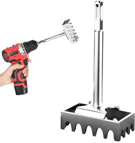 Square Hole Cutter for Electrical Box, Manganese Steel Rectangle Slot Cutter Tool for Electric Hammer, Fast Wall Square Drive Square Head Chisel Hole Puncher for Installing Switch Box Socket (1)