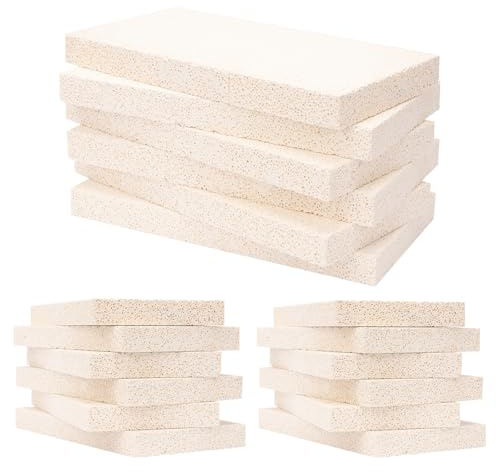 Isolierende Schamottsteine für Öfen, Öfen, Schmiede, Kamine, Schmiede, 22,9 x 11,4 x 2 cm, isolierende Schamottsteine, 18 Stück