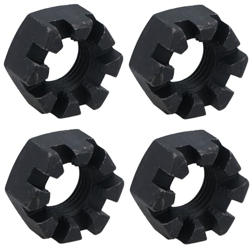 AB Tools 3/4 BSF slitsade slott mutter släpvagn hjulnav Castellated nav lager 4-pack