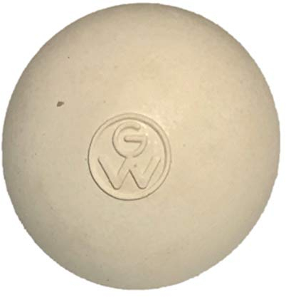 WV Ball Vollgummi Naturkautschuk für Triggerpunktmassage Crossfit Physiotherapie Lacrosse Übungs - Golfball, Massageball