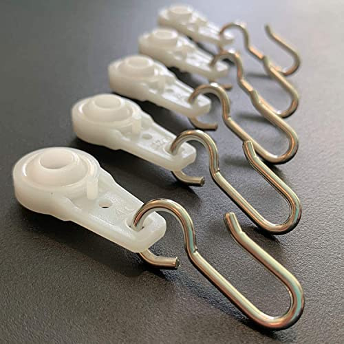 Room/Dividers/Now Wall-Mounted Track Roller Hooks (1 Pack of 20), Curtain Track Hooks