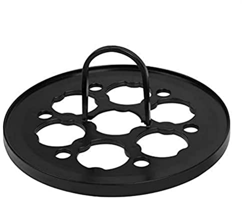 Original Clatronic® Eierhaltereinsatz passend für EK 3321 Eierkocher | Maße: Ø 18 cm/Höhe 7 cm | Schwarz