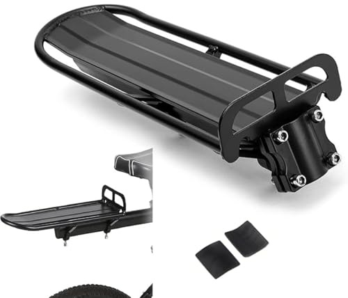 Vélo Porte Bagage,Porte-Bagages VTT, Réglable Porte-Bagages, Porte Bagages Vélo Pliant, Porte Bagages de Vélo en Alliage D'Aluminium à, Capacité Maximale 10kg