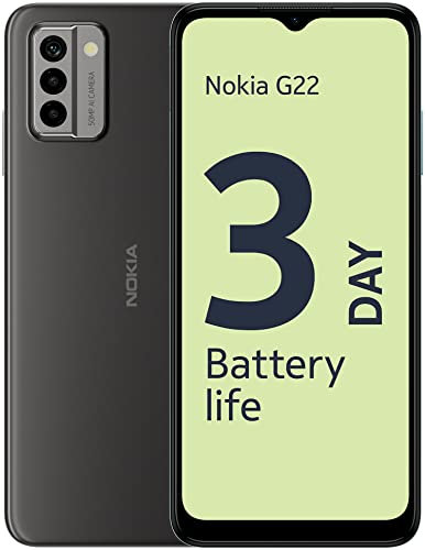 Nokia G22 6.52” HD+ Dual SIM Smartphone, Android 12, 50MP AI camera, 3-Day 5050 mAh Battery, QuickFix repairability, 2 years OS upgrades, 3 years monthly security updates-(Renewed)
