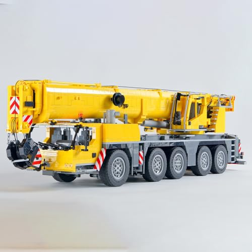 ZITIANYOUBUILD Remote Controlled LTM 1250-5.1 Crane with Power Functions 4599 Pieces MOC Build for Age 18+