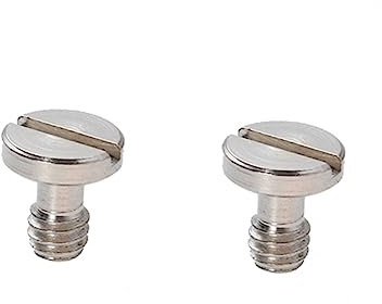 DIYEAH 2piezas Tornillos De Acero Inoxidable Para Cámara Trípode y Monopod Tornillo De Liberación Rápida Pulg De Compatibles Con Placas Estándar