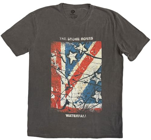 The Stone Roses Waterfall Jumbo Print Stone Wash T Shirt XL