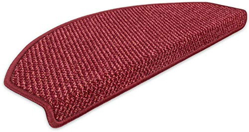 Kettelservice-Metzker Stufenmatten Treppenmatten Vorwerk Lord Halbrund SparSet Bordeaux 15 Stück