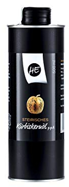 HE - Steirisches Gourmet Kürbiskernöl - Kernöl g.g.A.100% vegan und kaltgepresst (500 ml)