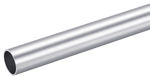 sourcing map 6063 Aluminium Rundrohr 25mm Außendurchmesser Alurohr 22mm Innendurchmesser Aluminiumrohre 200mm Länge Aluprofil Rohr Aluminiumstange Rund Hohler Aluminium Profil Rohre