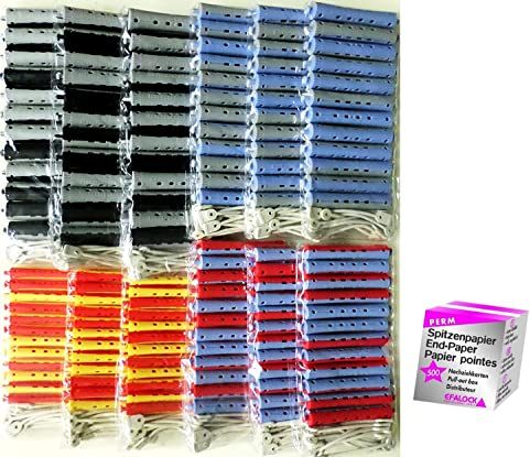 Dauerwellwickler Kaltwellwickler - Sparpack - 144 Stck. 2 fbg. (incl. Spitzenpapier)