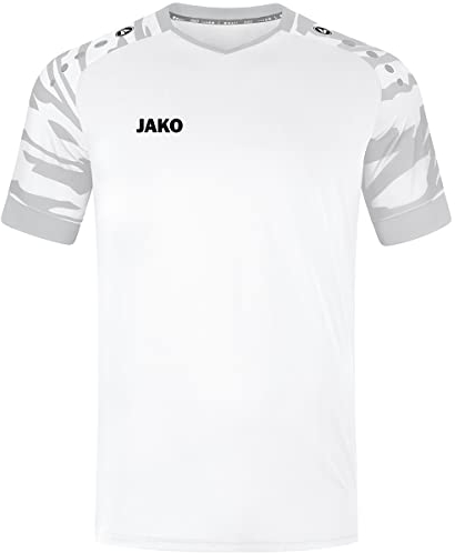 JAKO Herren Trikot Wild (Kurzarm), Weiß/Silbergrau, L