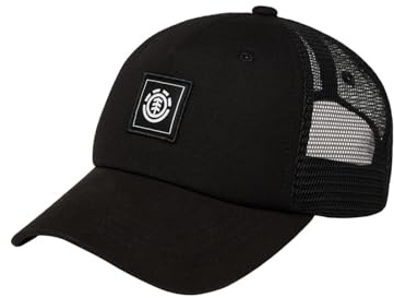 Element Icon Mesh - Gorra Trucker con Visera Curva - Unisex - Negro