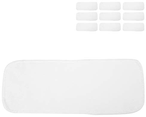 Tvättbara babyblöjor Återanvändbara Snabbabsorberande 2-lagers superfina fibertillbehör för nyfödda Spädbarn Småbarn 10st 33x13cm