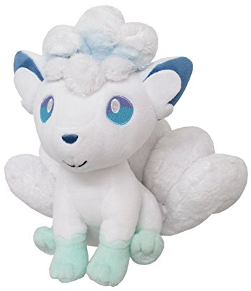 Sanei Boeki Pokemon All Star Collection PP61 Alolan Vulpix Plüschtiere 19 cm