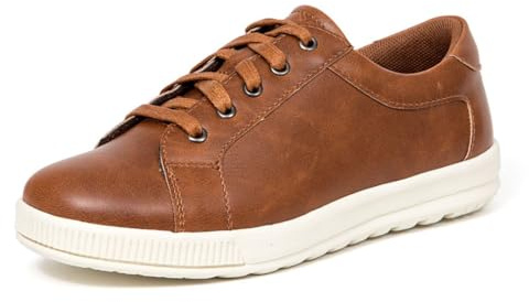 Deer Stags Boys' Kane Dress Fashion Sneaker in Dark Tan / 3.5 Big Kid