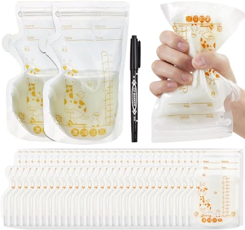 Muttermilchbeutel,30pcs 250ml Muttermilch Aufbewahrung Bag,Milchbeutel für Muttermilch,Breast Milk Storage Bags,Milchbeutel für Muttermilch