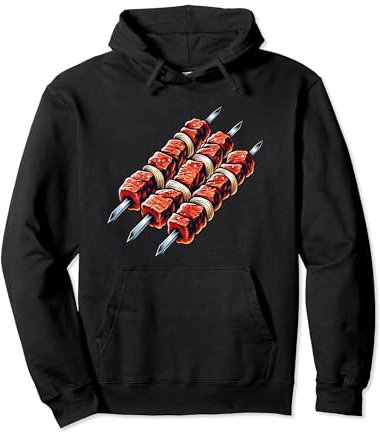 Shashlik Master Grill Russian Skewers Grill Russia Pullover Hoodie