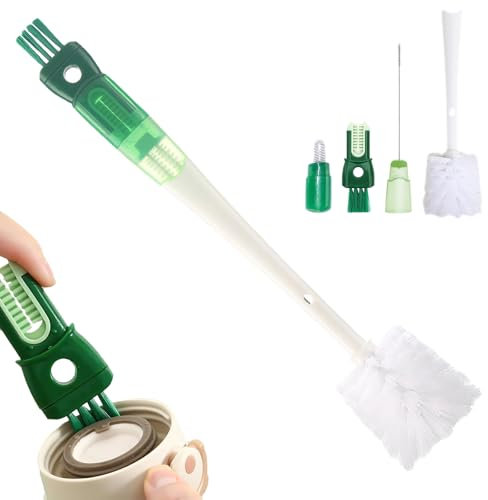 5in1 Water Bottle Brush - Five Cleaning Modes, Baby & Flask Cleaner