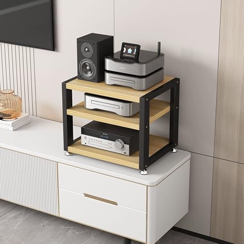 Moderno dormitorio DVD Parlantes estantes, multicapa Gabinete Almacenamiento Medios, sala de estar Estantes Audio Video, almacenamiento medios gabinete, Estante Almacenamiento Componentes Estéreo.