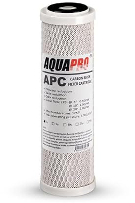 Filtre à eau charbon actif 1 micron