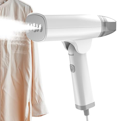 Sionhiuo Plancha De Vapor Portátil - Vaporizador Portátil Para Ropa,Máquina De Planchar Compacta Plegable Para Hogar Con Prensa De Tela, Sábanas, Edredones Y Camisas