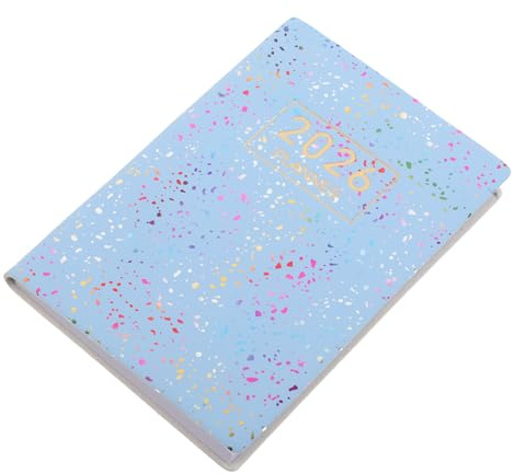 POPETPOP Carnet-Calendrier 2026 A7 Mini Portable Bleu 2026 Agenda Hebdomadaire et Mensuel de Poche Papier Résistant pour Écriture Fluide Planificateur de Tâches et Gestion D’Objectifs