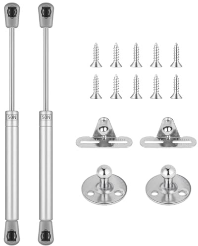 NUTKIT Amortiguadores de Gas 50N,2PC Hidráulico Muebles Cocina Amortiguador