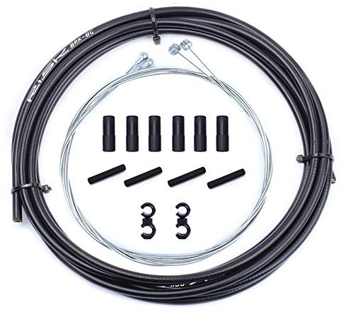 CYCEARTH Basic Universal Brake/Shift Derailleur Cable Housing Tubes for Mountain MTB Road Sram Shimano Bike Bicycle Gear Front Rear Inner Outer Replacement Wire Set (Brake Cable Kit)