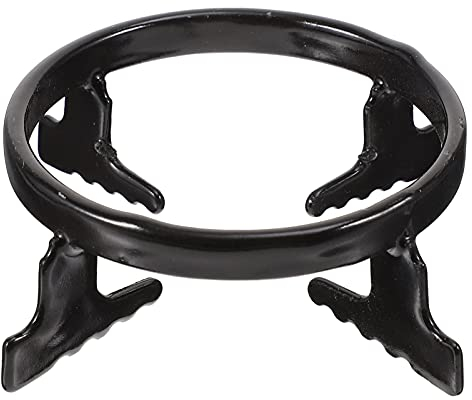 DOITOOL Stove Burner Grate Gas Hobs Wok Ring Cast Iron Stove Trivets Non Slip Stove Trivets Support Ring Cooktop Range Pan Holder Stand Milk Pot Holder Burner Grate for Gas Hob Gas Stove Grates