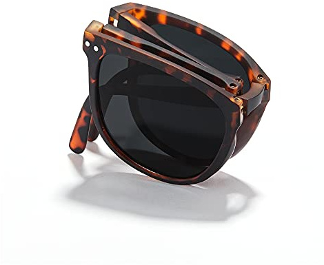 Cyxus lunettes de soleil, lunettes de soleil pliable de protection UV400 pliables pour femmes et hommes