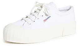 Superga Damen Sneaker Low 2631 Stripe Platform