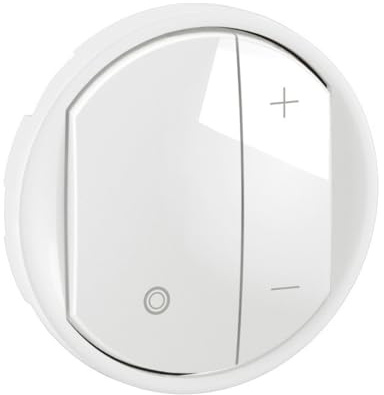 Enjoliveur pour variateur type poussoir pour ballasts - Céliane – LEGRAND – Avec neutre