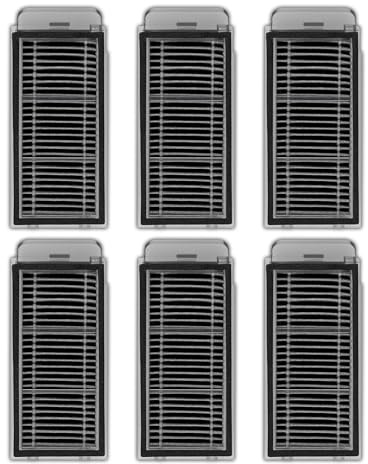 (6-pack) X50 ultraersättning HEPA-filter kompatibla med Dreame X50 Ultra Robotdammsugare, filter tillbehörssats, upprätt filter, dammsugarfilter