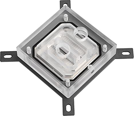 ACOGEDO Bloque de CPU Accesorio de Enfriador de Computadora La Vía Fluvial para La Serie 115X / 2011/2066 Es un Bloque de CPU Interno Más Suave de Enfriamiento de Accesorio de Enfriador de Piezas de