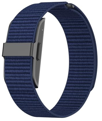 nuosiweilang Nylon Loop sport ersättningsarmband kompatibelt med Hume Health Band, mjukt ventilerande och justerbart armband för kvinnor och män