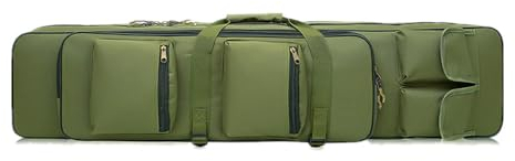 TentHome Angeltaschen Rutentaschen 3 Kammern Rutenfutteral Angelkoffer Angelrutentasche 3 Fächer Rollen Fishing Rod Tasche 80cm Grün