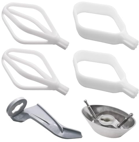 Cake Paddles & Cookie Paddles & Dough Hook Extender with Metal Whip Driver Compatible with Universal Mixers