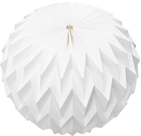 Artibetter Moderner Faltbarer Origami Lampenschirm Aus Dekorative Hängelampe Für Wohnzimmer Bar Und Warmes Licht Langlebiger Lampenschirm Für Deckenleuchten Und Kronleuchter
