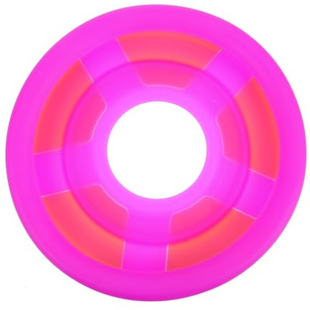 MOTHNUR Giocattolo Volante in Silicone per Cani Porpora, Gioco da Lanciare per Animali Domestici, per Addestramento e Gioco Quotidiano che Riduce Nervosismo