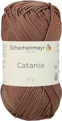 Schachenmayr Catania 9801210-00438 deep amber Handstrickgarn, Häkelgarn, Baumwolle