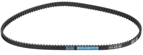 QUARKZMAN Cinghia di Distribuzione in Gomma HTD-5M, 127 Denti, 635mm Lunghezza Passo x 9mm Larghezza x 3,6mm Altezza, Cinghie Dentata Puleggia a Circuito Chiuso